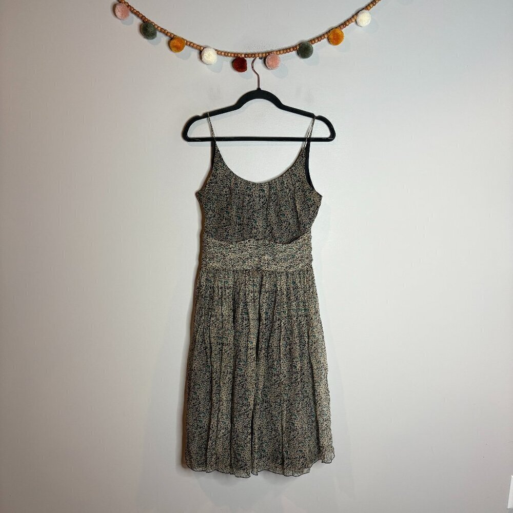 Anna Sui for Anthropologie patterned midi dress